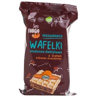 WAFELKI Z KREMEM KAKAOWO - ORZECHOWYM SŁODZONE DAKTYLAMI BIO (4 szt.) 120 g - ME GUSTO (SUPER FUDGIO)