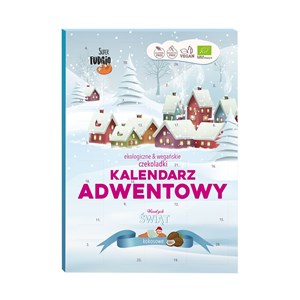 KALENDARZ ADWENTOWY (CZEKOLADKI BEZGLUTENOWE) BIO 100 g - ME GUSTO (SUPER FUDGIO) (PRODUKT SEZONOWY)