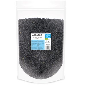 SOCZEWICA CZARNA BELUGA BIO 5 kg - HORECA (BIO PLANET)