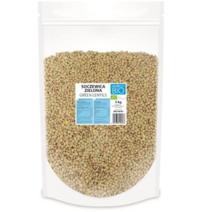 SOCZEWICA ZIELONA BIO 5 kg - HORECA (BIO PLANET)