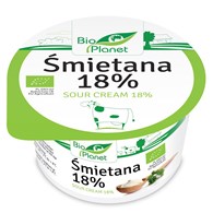 ŚMIETANA 18 % BIO 200 g - BIO PLANET