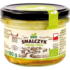 SMALCZYK Z MIĘSEM I CEBULKĄ BIO 180 g - SMAK EKO