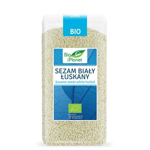 SEZAM BIAŁY ŁUSKANY BIO 250 g - BIO PLANET