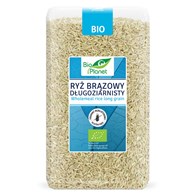 RYŻ BRĄZOWY DŁUGOZIARNISTY BEZGLUTENOWY BIO 1 kg - BIO PLANET