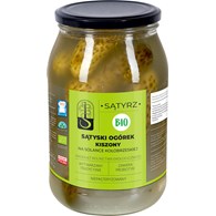 OGÓRKI KISZONE SĄTYSKIE BIO 880 g (550 g) - SĄTYRZ