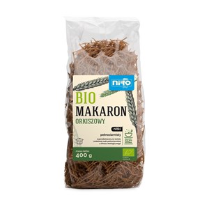 MAKARON (ORKISZOWY RAZOWY) NITKI BIO 400 g - NIRO