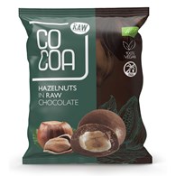 ORZECHY LASKOWE W SUROWEJ CZEKOLADZIE BIO 70 g - COCOA