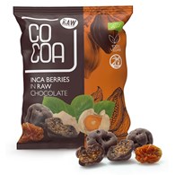 JAGODY INKASKIE W SUROWEJ CZEKOLADZIE BIO 70 g - COCOA