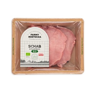 SCHAB KROJONY SUROWY BIO 300 g - FARMY ROZTOCZA (NA ZAMÓWIENIE)