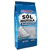 SÓL MORSKA GRUBO MIELONA JODOWANA 500 g - NATURAVENA