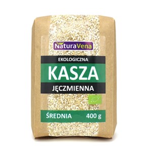 KASZA JĘCZMIENNA BIO 400 g - NATURAVENA