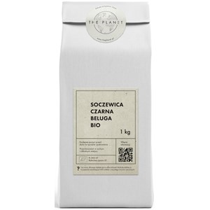 SOCZEWICA CZARNA BELUGA BIO 1 kg - THE PLANET