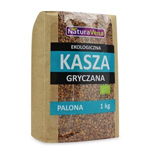 KASZA GRYCZANA PALONA BIO 1 kg - NATURAVENA