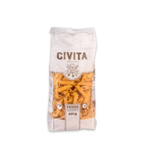 MAKARON (KUKURYDZIANY) PENNE BEZGLUTENOWY 450 g - CIVITA