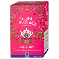 HERBATKA Z HIBISKUSEM, ROOIBOS, TRUSKAWKAMI, BORÓWKAMI I MALINAMI BIO (20 x 2,25 g) 45 g - ENGLISH TEA SHOP ORGANIC