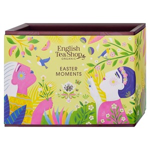 KOLEKCJA HERBAT I HERBATEK WIELKANOCNYCH BIO PIRAMIDKI 3 SMAKI (12 x 2 g) 24 g - ENGLISH TEA SHOP (PRODUKT SEZONOWY)