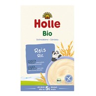 KASZKA RYŻOWA BEZ DODATKU CUKRÓW BEZGLUTENOWA OD 5 MIESIĄCA BIO 250 g - HOLLE