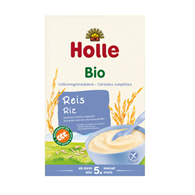 KASZKA RYŻOWA BEZ DODATKU CUKRÓW BEZGLUTENOWA OD 5 MIESIĄCA BIO 250 g - HOLLE