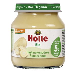 PASTERNAK BEZ DODATKU CUKRÓW BEZGLUTENOWY OD 5 MIESIĄCA DEMETER BIO 125 g (SŁOIK) - HOLLE
