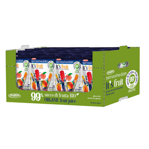 LODY OWOCOWE DO ZAMROŻENIA BEZGLUTENOWE BIO (10 x 40 ml) 400 ml - SENSOFREDDO (DOLFIN)