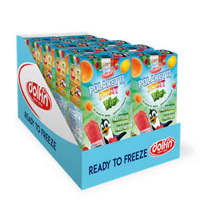 LODY WODNE DO ZAMROŻENIA BIO (10 x 40 ml) 400 ml - POLARETTI FRUIT (DOLFIN)