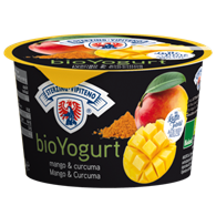 JOGURT MANGO - KURKUMA Z MLEKA SIENNEGO BEZGLUTENOWY BIO 250 g - STERZING-VIPITENO