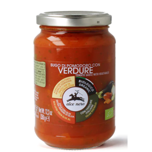 SOS POMIDOROWY Z WARZYWAMI (VERDURE) BIO 350 g - ALCE NERO