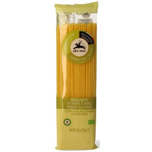 MAKARON (KUKURYDZIANO - RYŻOWY) SPAGHETTI BEZGLUTENOWY BIO 250 g - ALCE NERO