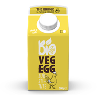 ROŚLINNY ZAMIENNIK 8 JAJ W PŁYNIE BEZGLUTENOWY BIO 500 g - THE BRIDGE