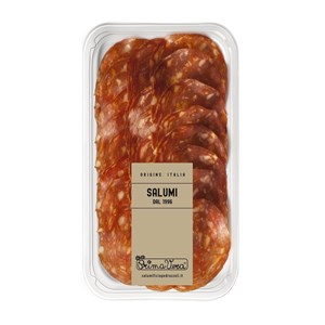 SALAMI PICCANTE DOJRZEWAJĄCE PLASTRY BEZGLUTENOWE BIO 70 g - PRIMAVERA