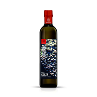 OLEJ RZEPAKOWY (Z PRAŻONYCH NASION) TŁOCZONY NA ZIMNO BIO 500 ml - BORDONI