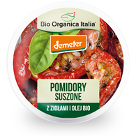 POMIDORY SUSZONE Z ZIOŁAMI DEMETER BIO 125 g - BIO ORGANICA ITALIA