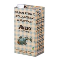 BULION RYBNY Z BIO WARZYWAMI W PŁYNIE BEZGLUTENOWY 1 L - ANETO NATURAL