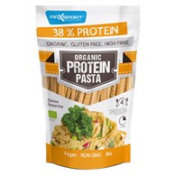 MAKARON PROTEINOWY (Z SOI ZIELONEJ I QUINOA) FETTUCCINE BEZGLUTENOWY BIO 200 g - MAXSPORT