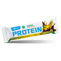 BATON PROTEINOWY BANANOWY W CZEKOLADZIE MLECZNEJ BEZGLUTENOWY 50 g - MAXSPORT