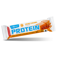 BATON PROTEINOWY O SMAKU KARMELOWYM W POLEWIE KAKAOWEJ BEZGLUTENOWY 50 g - MAXSPORT