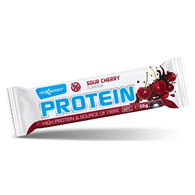 BATON PROTEINOWY O SMAKU WIŚNIOWYM W POLEWIE KAKAOWEJ BEZGLUTENOWY 50 g - MAXSPORT