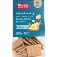 KRAKERSY Z SEREM I SŁONECZNIKIEM BIO 100 g - ZEMANKA