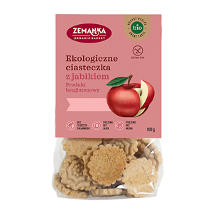 CIASTKA Z JABŁKIEM BEZGLUTENOWE BIO 100 g - ZEMANKA