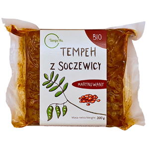 TEMPEH Z SOCZEWICY MARYNOWANY BIO 200 g - TEMPEHU