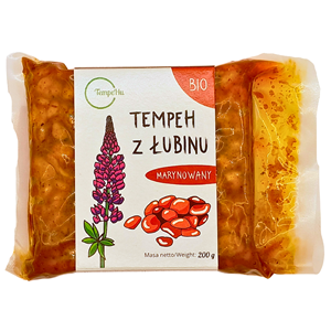 TEMPEH Z ŁUBINU MARYNOWANY BIO 200 g - TEMPEHU