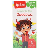 HERBATKA DLA DZIECI - OWOCOWA BIO (20 x 2 g) 40 g - APOTHEKE