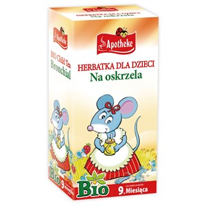 HERBATKA DLA DZIECI - ŚLAZ DZIKI, KOPER WŁOSKI I POKRZYWA BIO (20 x 1,5 g) 30 g - APOTHEKE