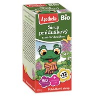 SYROP DLA DZIECI Z TYMIANKU I DZIKIEJ RÓŻY PO 1 ROKU BIO 250 g - APOTHEKE