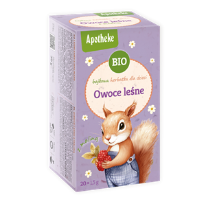 HERBATKA BAJKOWA DLA DZIECI - OWOCE LEŚNE Z MALINĄ BIO (20 x 1,5 g) 30 g - APOTHEKE