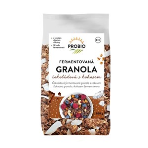 GRANOLA CZEKOLADOWA Z KOKOSEM FERMENTOWANA BIO 300 g - PROBIO