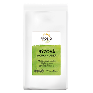 MĄKA RYŻOWA DROBNO MIELONA BEZGLUTENOWA BIO 500 g - PROBIO