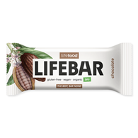 BATON DAKTYLOWO - ORZECHOWY Z CZEKOLADĄ RAW BEZ DODATKU CUKRÓW BEZGLUTENOWY BIO 40 g - LIFEFOOD