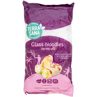 MAKARON (Z GROCHU) SZKLANY VERMICELLI BEZGLUTENOWY BIO 200 g - TERRASANA