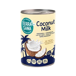 COCONUT MILK - NAPÓJ KOKOSOWY BEZ GUMY GUAR (22 % TŁUSZCZU) BIO 400 ml - TERRASANA